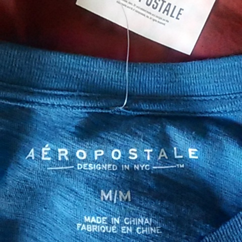 Aeropostale printed fade out tee NWT sz M - Picture 6 of 7